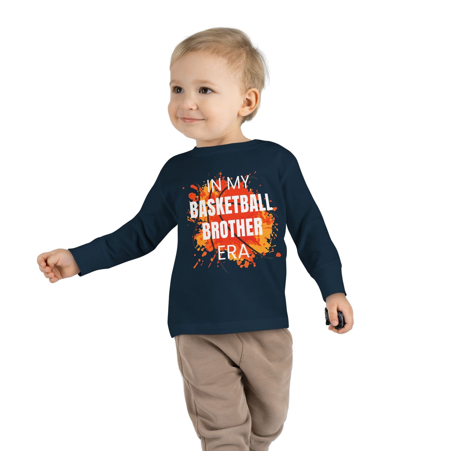 In My Basketball Brother Era - Toddler Long Sleeve Tee