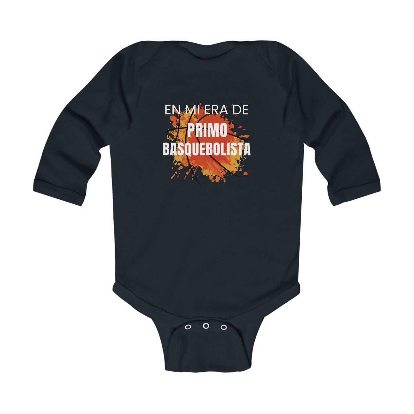 En Mi Era de Primo Basquebolista - Enteriso de Manga Larga para Bebe