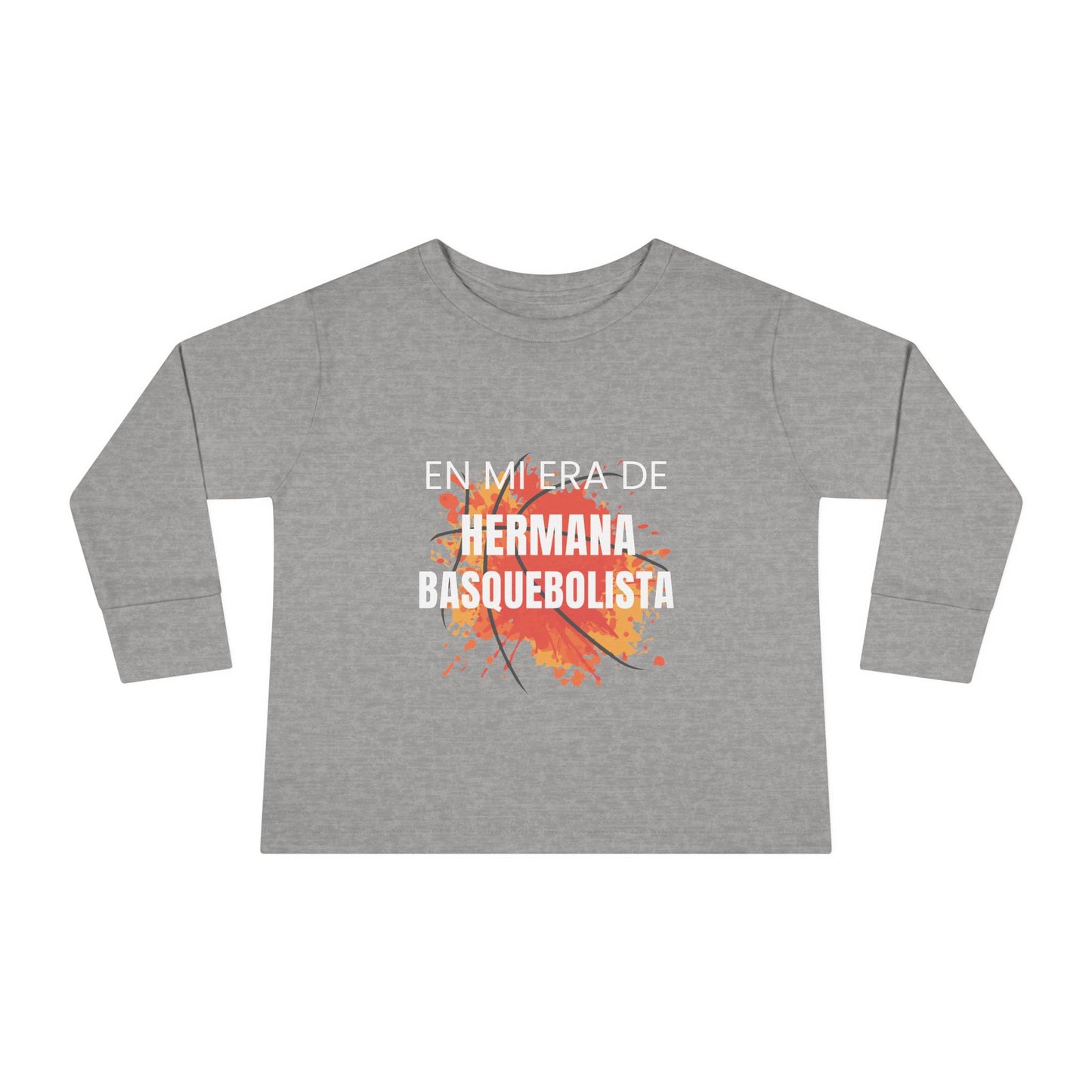 En Mi Era de Hermana Basquebolista - Camiseta de Manga Larga Para Niños Pequeños