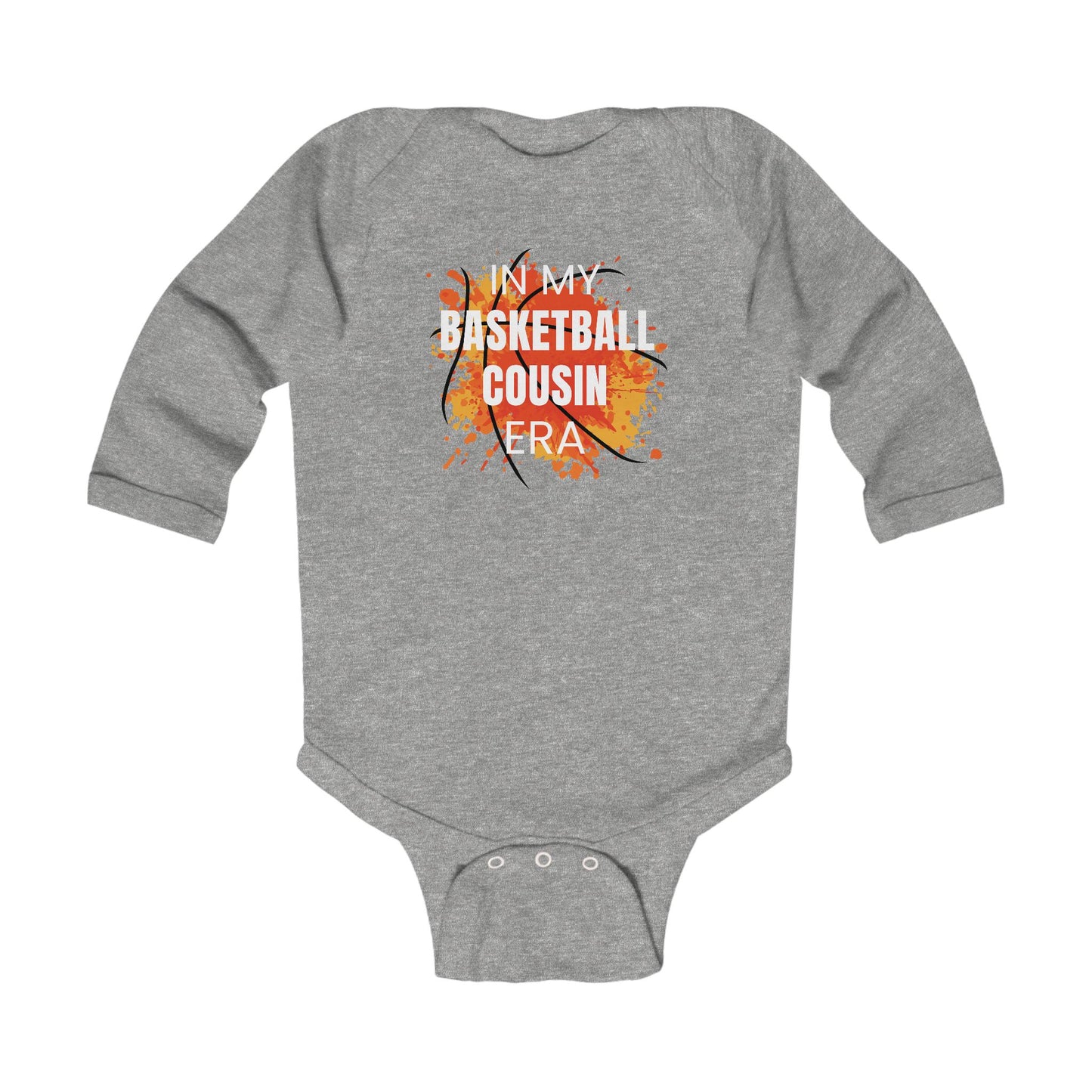 In My Basketball Cousin Era - Infant Long Sleeve Onesie