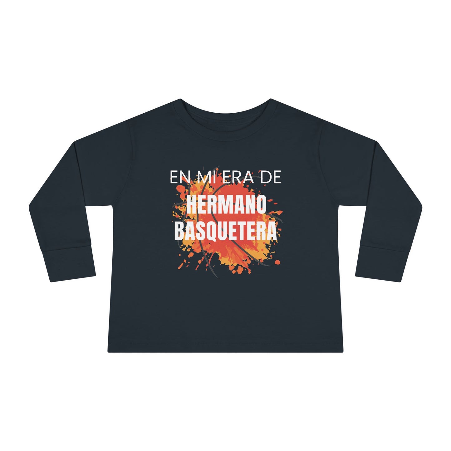 En Mi Era de Hermano Basquebolista - Camiseta de Manga Larga Para Niños Pequeños