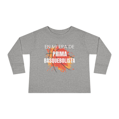 En Mi Era de Prima Basquebolista - Camiseta de Manga Larga Para Niños Pequeños