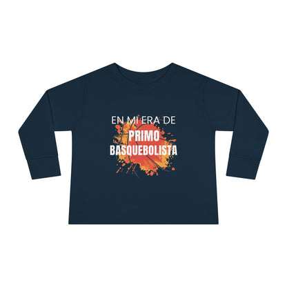 En Mi Era De Primo Basquebolista - Camiseta de Manga Larga Para Niños Pequeños