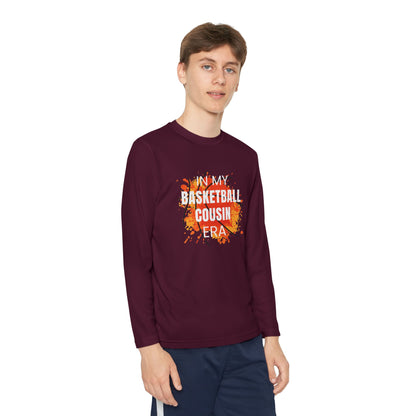In My Basketball Cousin Era - Youth Long Sleeve Tee