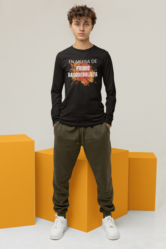 En Mi Era de Primo Basquebolista - Camiseta de Manga Larga Juvenil