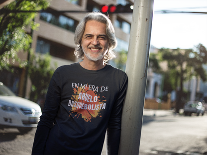 En Mi Era de Abuelo Basquebolista - Camiseta de Manga Larga