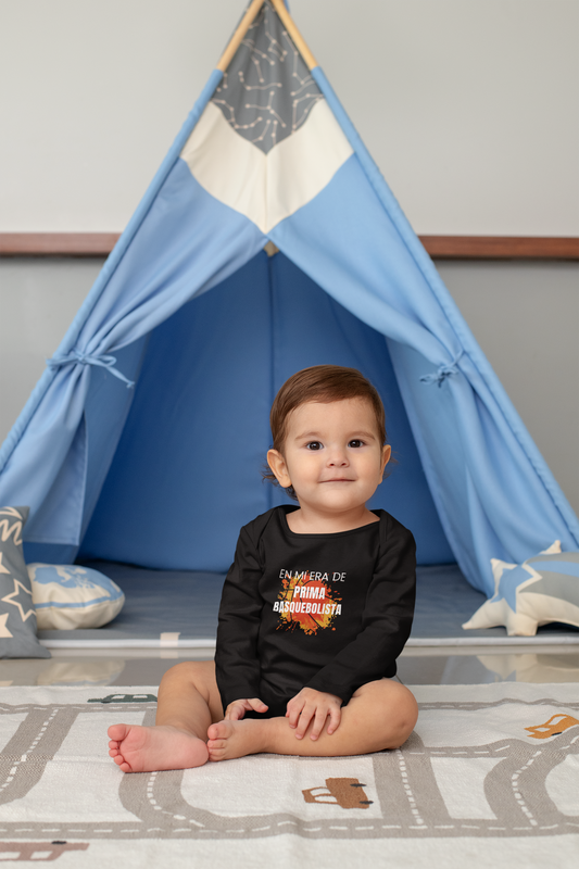 En Mi Era de Prima Basquebolista - Enteriso de Manga Larga para Bebe
