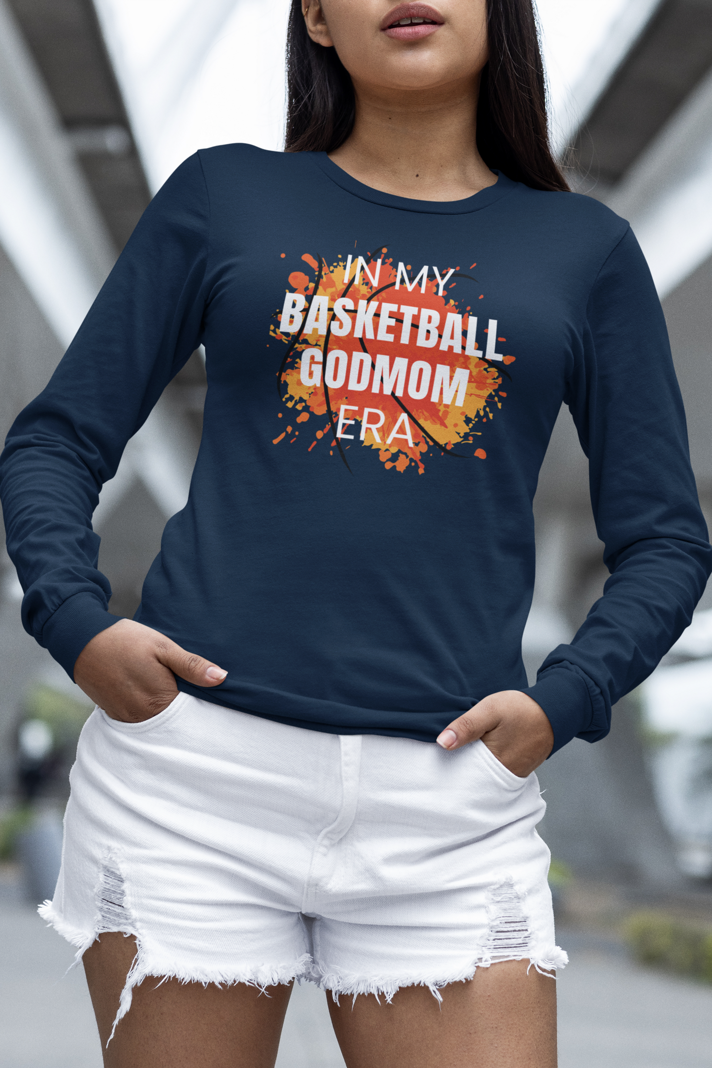 In My Basketball Godmom Era - Long Sleeve Shirt