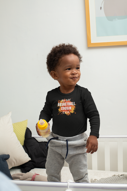 In My Basketball Cousin Era - Infant Long Sleeve Onesie