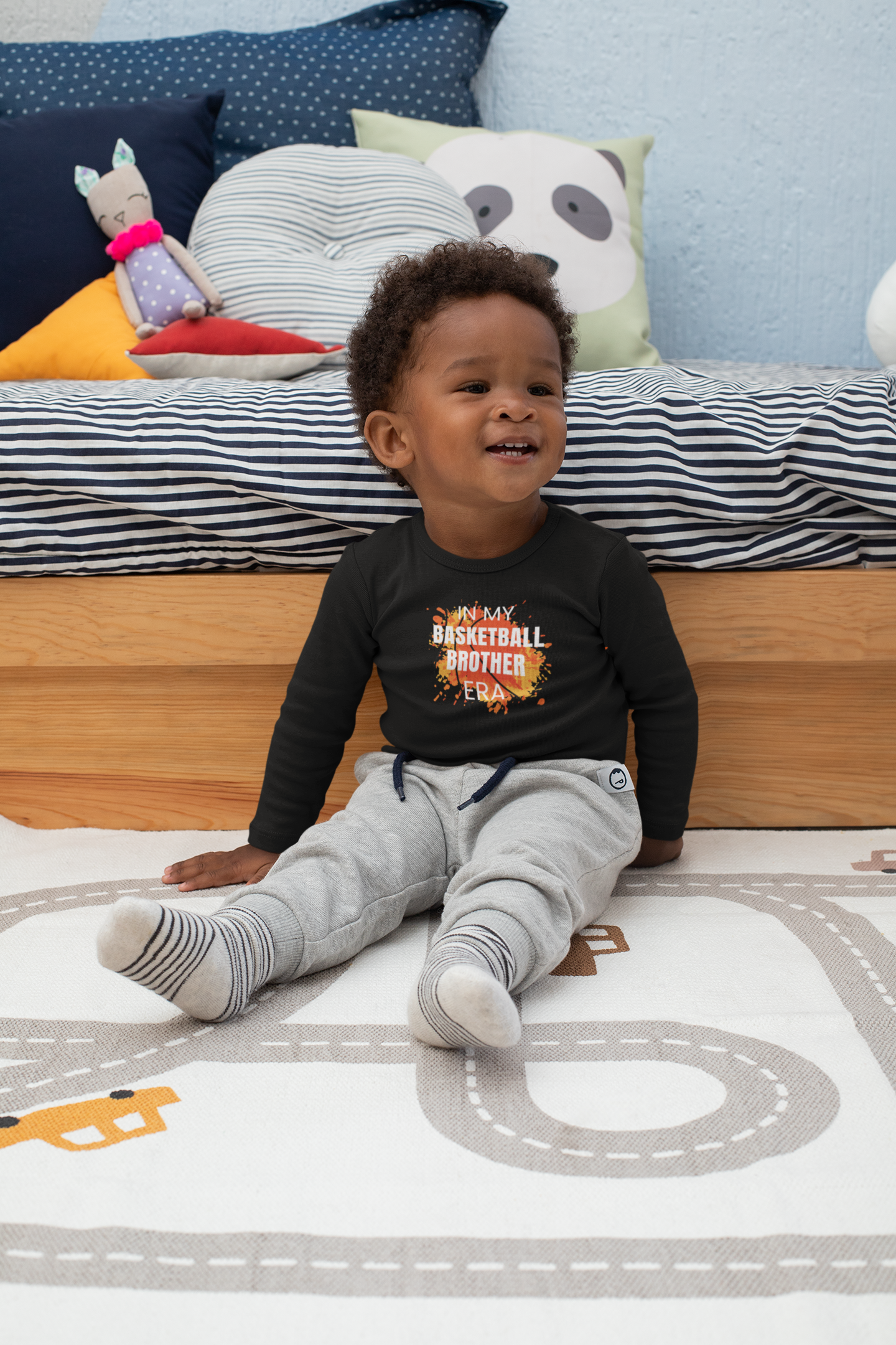 In My Basketball Brother Era - Infant Long Sleeve Onesie