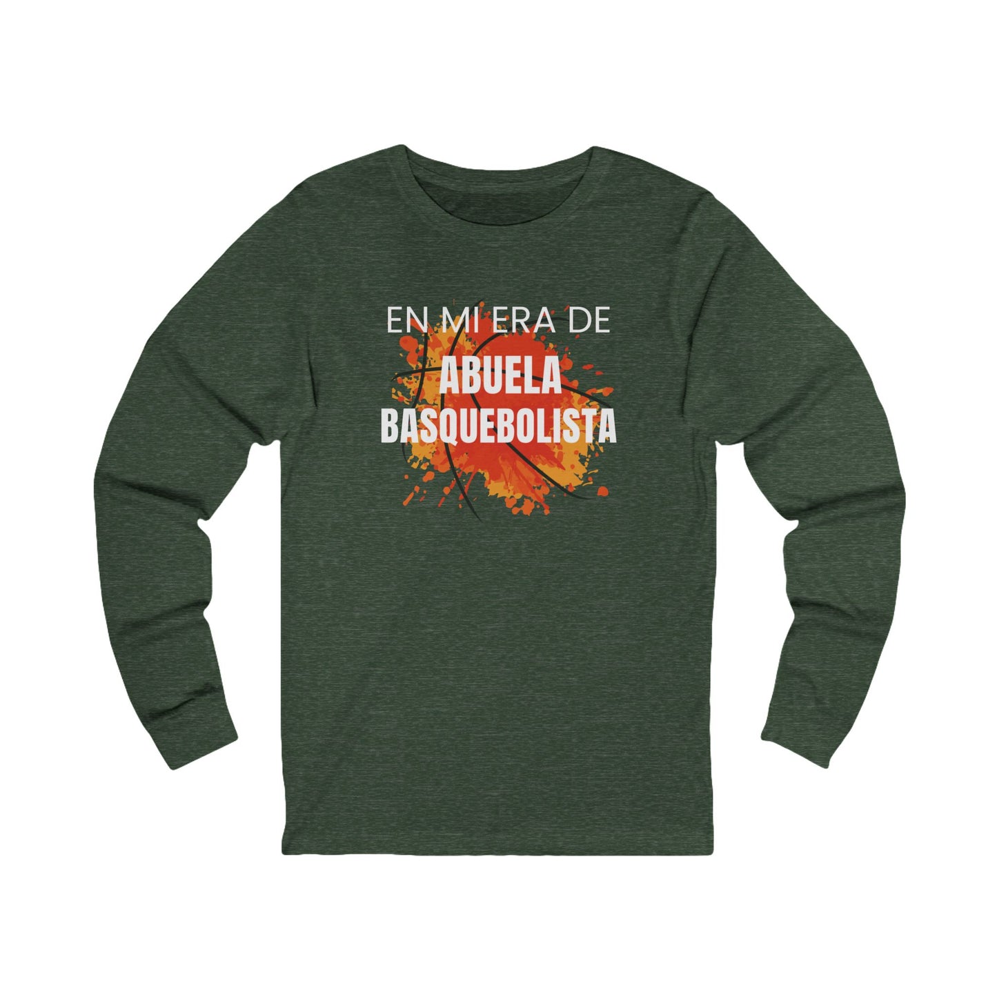 En Mi Era de Abuela Basquebolista - Camiseta de Manga Larga