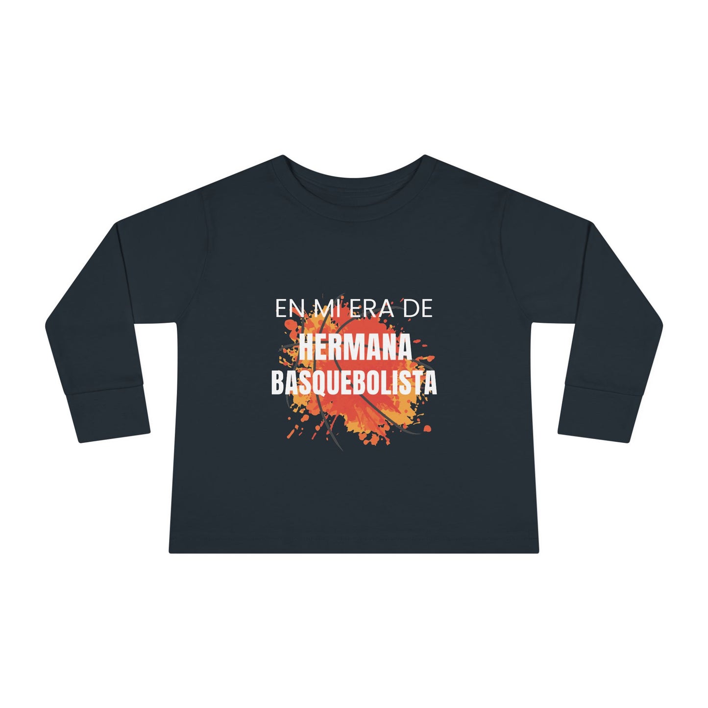 En Mi Era de Hermana Basquebolista - Camiseta de Manga Larga Para Niños Pequeños
