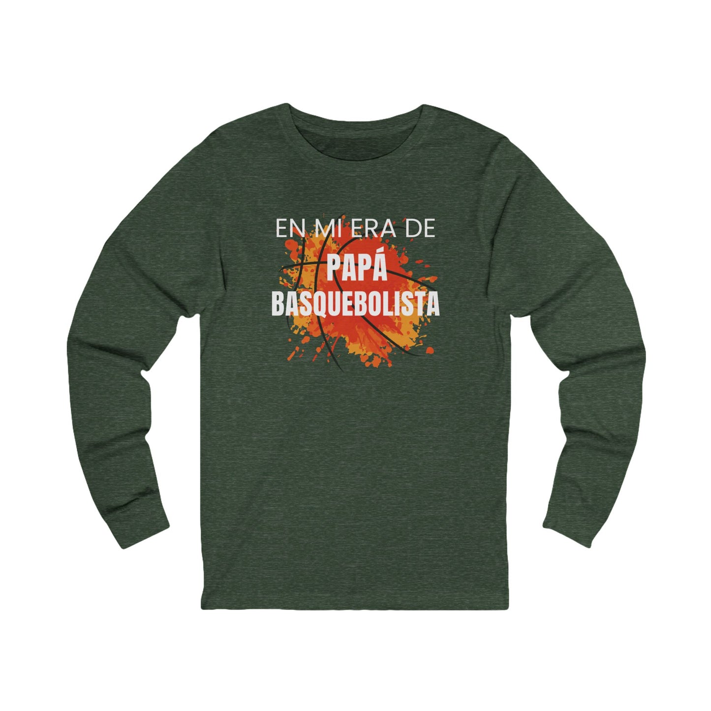 En Mi Era de Papá Basquebolista - Camiseta de Manga Larga