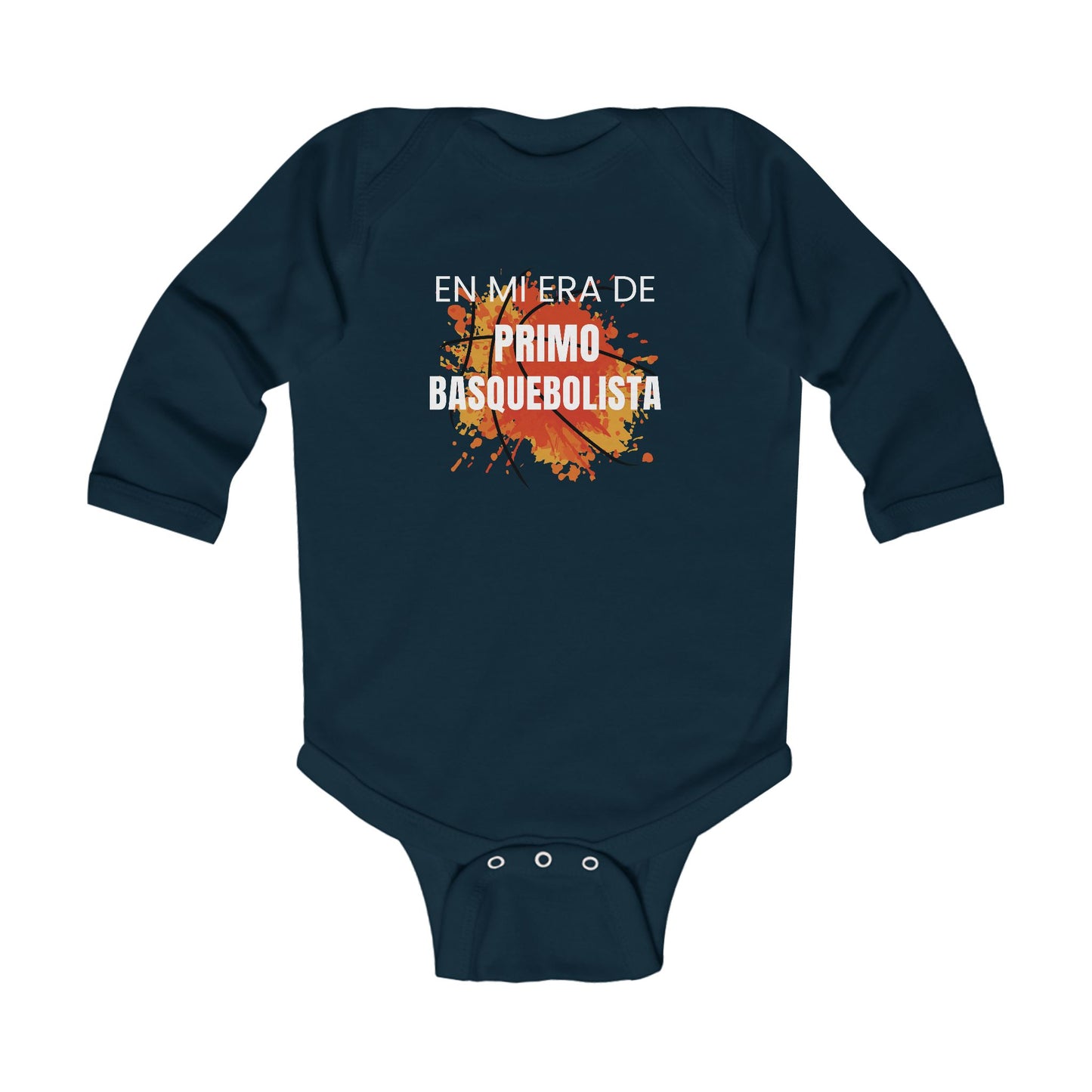 En Mi Era de Primo Basquebolista - Enteriso de Manga Larga para Bebe