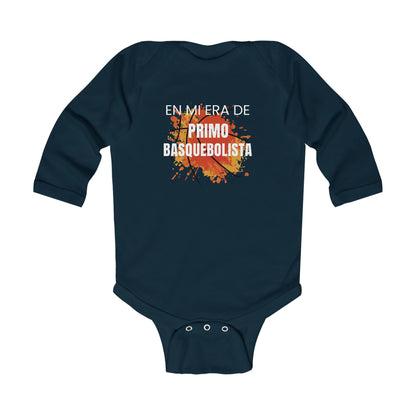 En Mi Era de Primo Basquebolista - Enteriso de Manga Larga para Bebe
