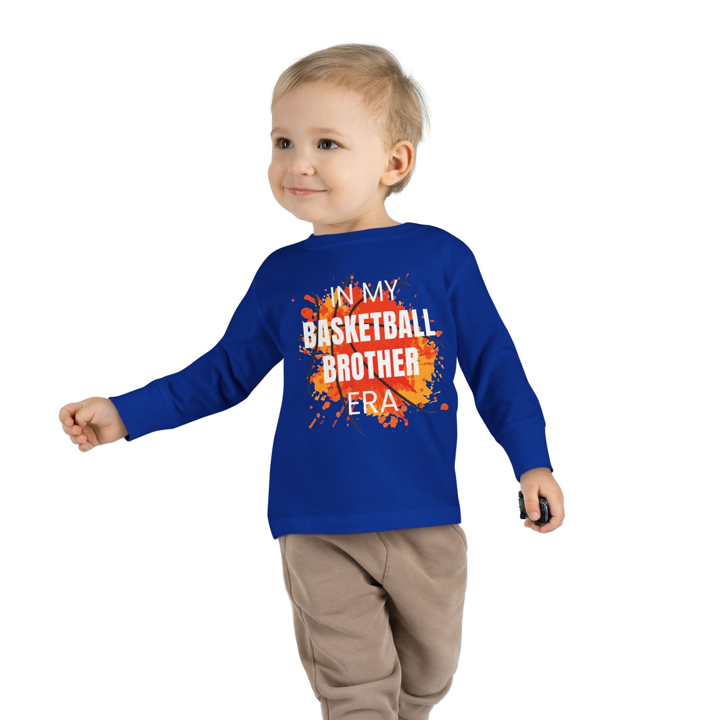 In My Basketball Brother Era - Toddler Long Sleeve Tee