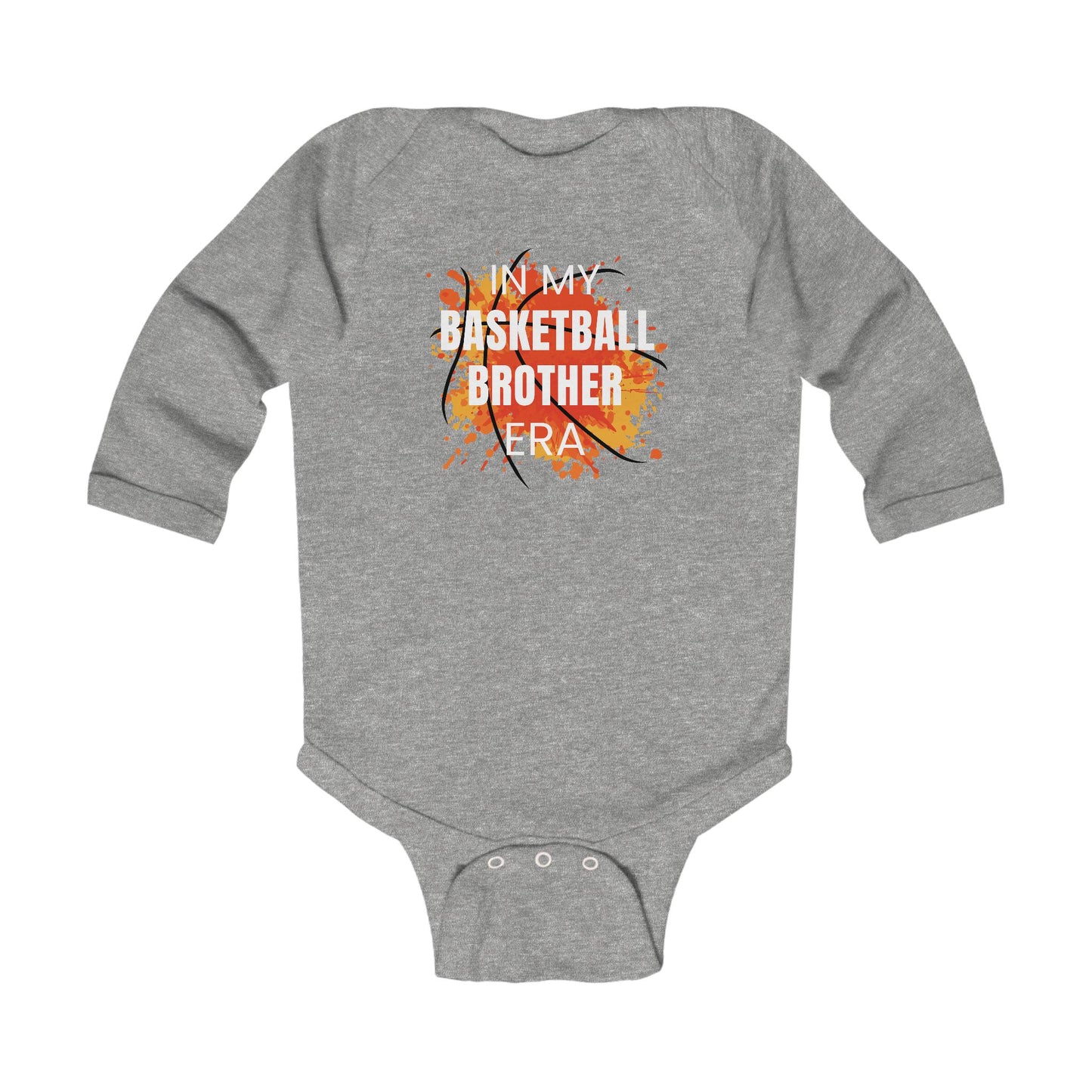 In My Basketball Brother Era - Infant Long Sleeve Onesie